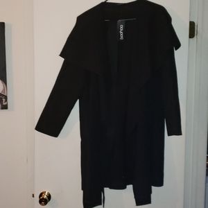 Boohoo Wool Wrap Coat